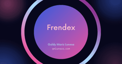 Cover for Frendex project by Goldy Mariz Lunesa